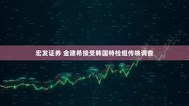 宏发证券 金建希接受韩国特检组传唤调查